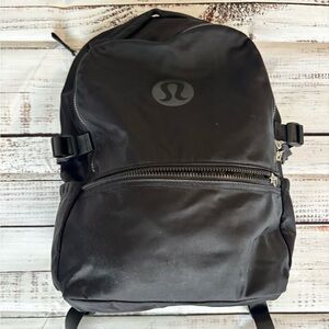 Lululemon Black Backpack Laptop Bag Gym Bag
